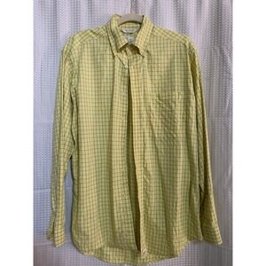 RGM Chairman's Collection Mens‎ Medium Long Sleeve Cotton Shirt Yellow